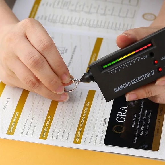 Certified 1 Ct D Color Moissanite Ring For Engagement/Wedding Ring S925 💍 NEW - Picture 6 of 9